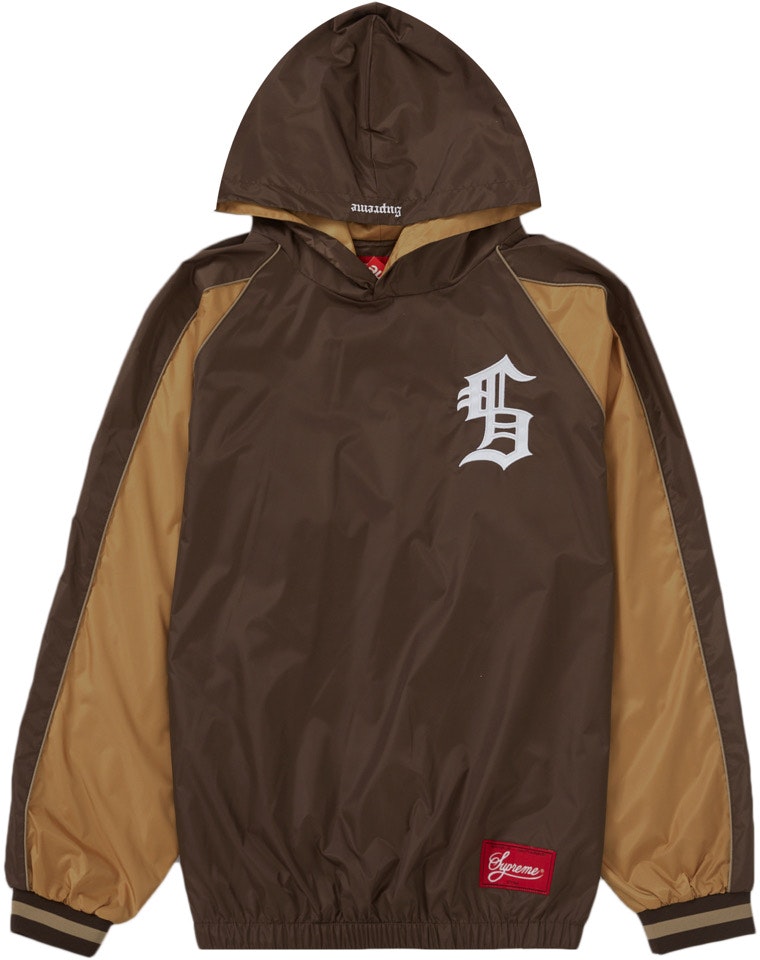supreme Hooded Warm Up Pullover *brown*検討します
