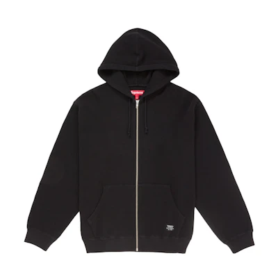 Supreme Hooded Zip Up Thermal (SS25) Black