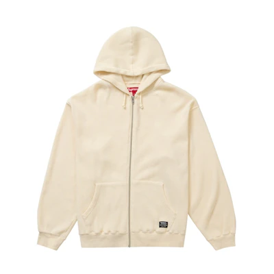 Supreme Hooded Zip Up Thermal Natural