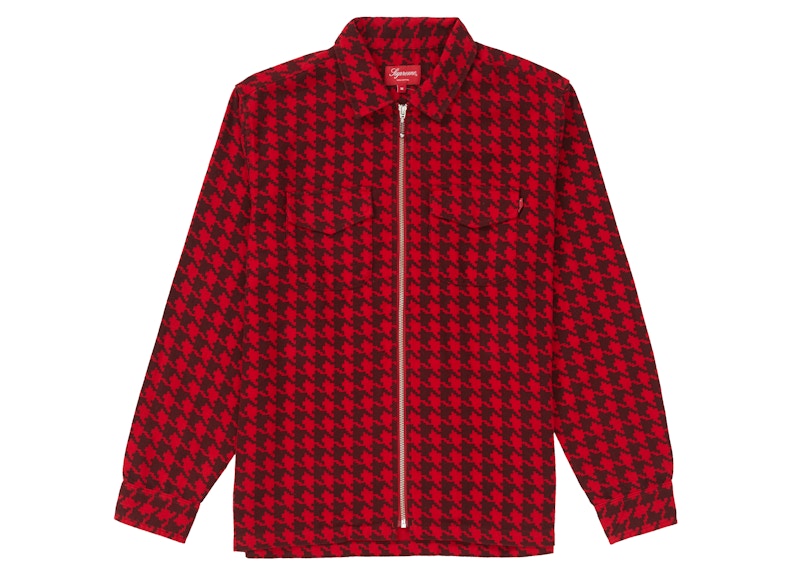 Buy Supreme Patchwork Oxford Shirt Red - Novelship