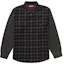 Buy Camisa de Franela a Cuadros Houndstooth Negra Supreme