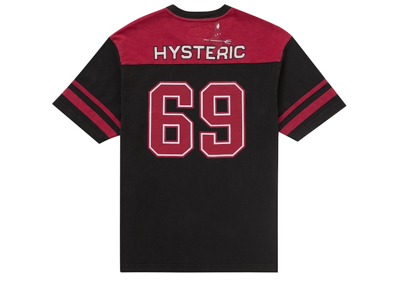 Order Supreme Hysteric Glamour 69 美式橄榄球上衣 黑色