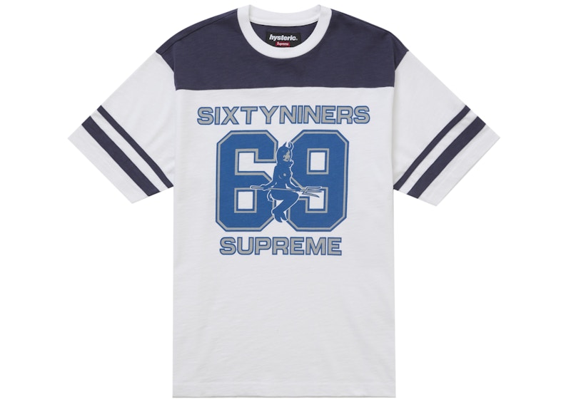 Supreme Hysteric Glamour 69 Football Top White