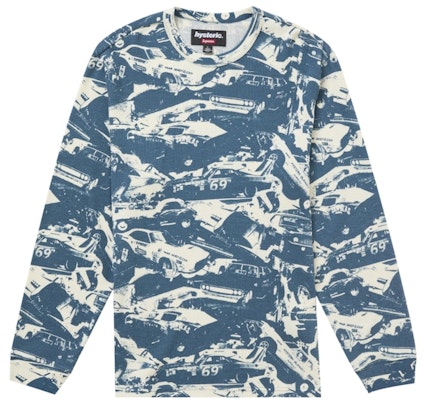 Supreme Hysteric Glamour Cars Thermal Teal Buy Supreme Hysteric Glamour Cars Thermal Teal