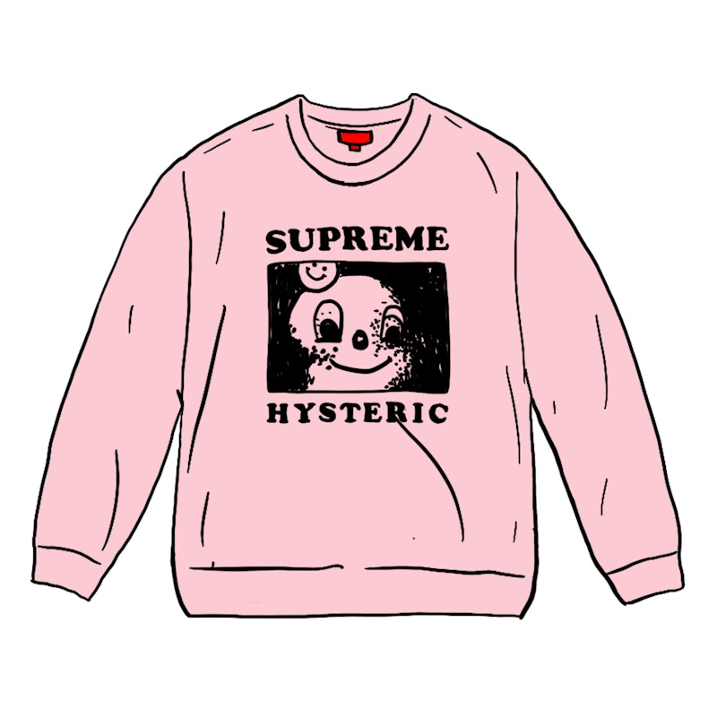 Buy Supreme HYSTERIC GLAMOUR 淺粉色圓領毛衣