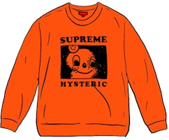 Supreme HYSTERIC GLAMOUR Crewneck Orange Supreme HYSTERIC GLAMOUR Crewneck Orange