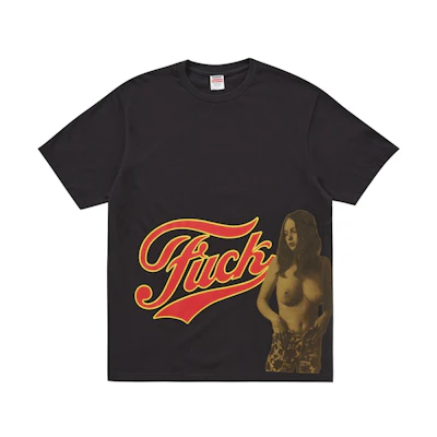 Supreme Hysteric Glamour Fuck Tee Black