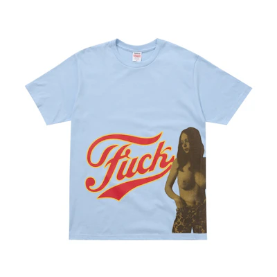 Supreme Hysteric Glamour Fuck Tee Light Blue