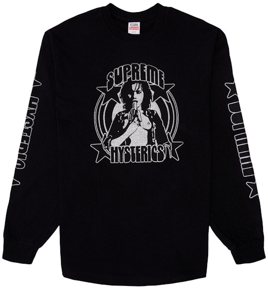 supreme-hysteric-glamour-l-s-tee-black