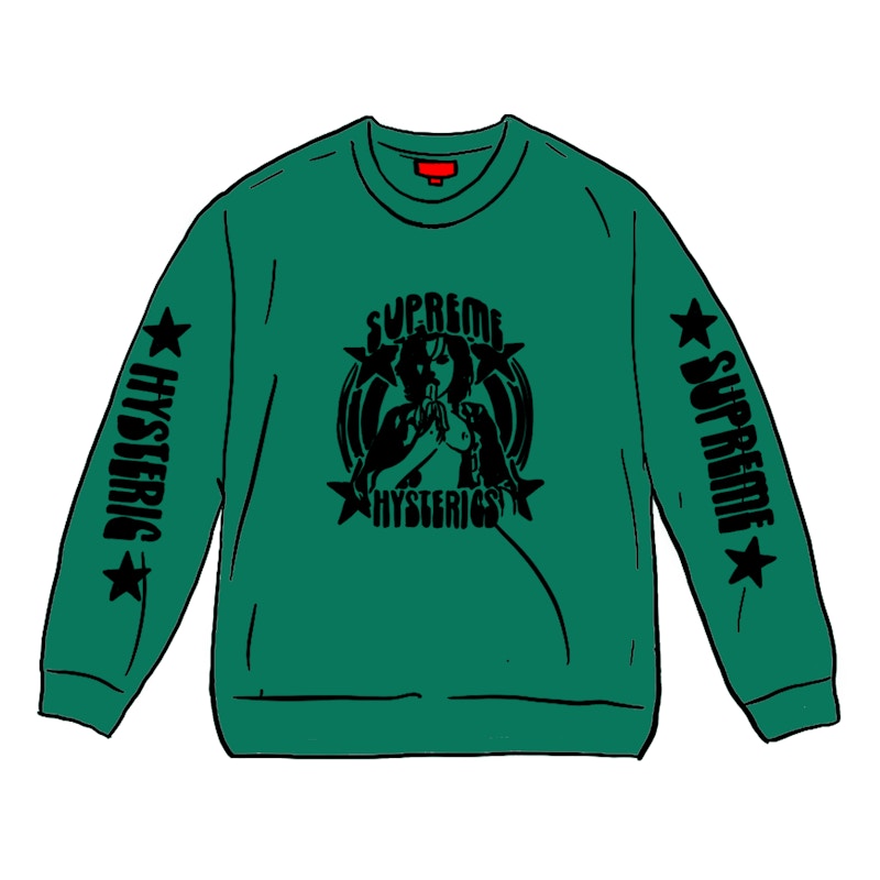 Supreme HYSTERIC GLAMOUR L/S Tee Green