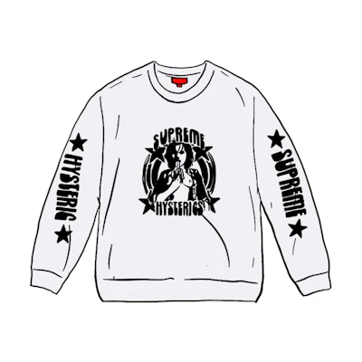 Supreme HYSTERIC GLAMOUR L/S Tee White