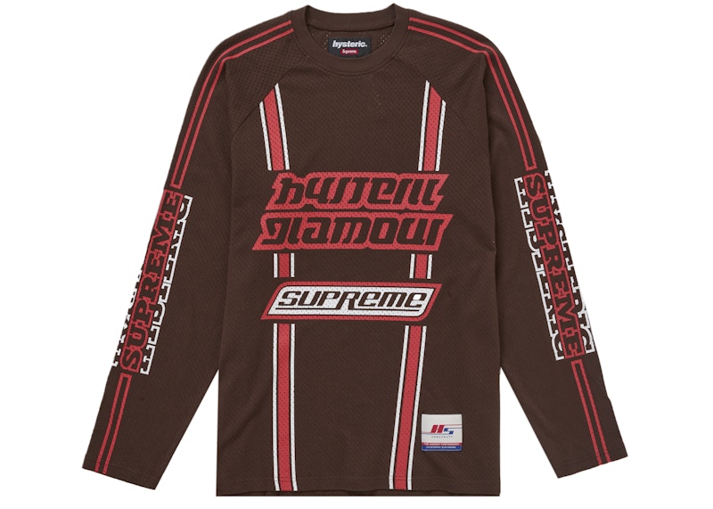 Supreme Hysteric Glamour Mesh L/S Top Brown