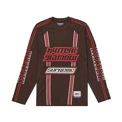 Supreme Hysteric Glamour Mesh L/S Top Brown
