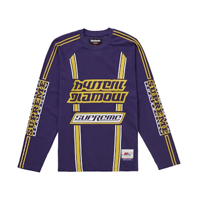 Supreme Hysteric Glamour Mesh L/S Top Purple