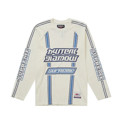 Supreme Hysteric Glamour Mesh L/S Top White