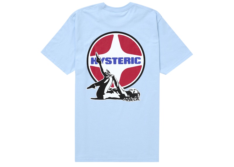 Supreme Hysteric Glamour Pin Up Tee Light Blue