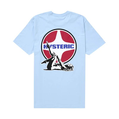 Supreme Hysteric Glamour Pin Up Tee Light Blue