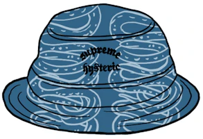 Supreme HYSTERIC GLAMOUR Snake Denim Crusher Blue Supreme HYSTERIC GLAMOUR Snake Denim Crusher Blue