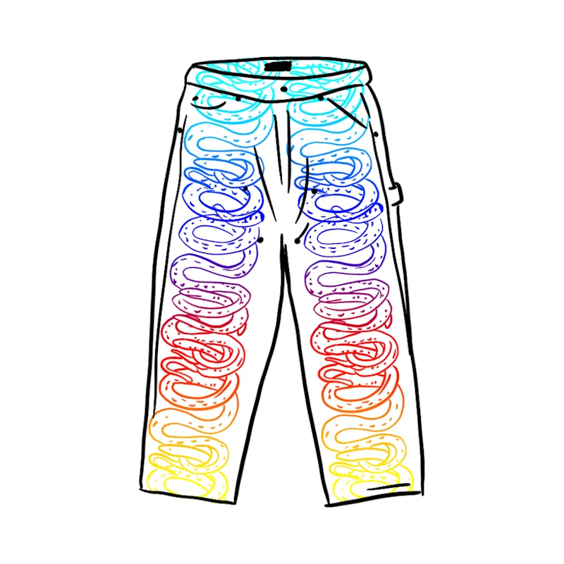 Supreme HYSTERIC GLAMOUR Double Knee パンツ supreme hysteric