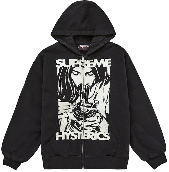 supreme-hysteric-glamour-thermal-lined-zip-up-hooded-sweatshirt-black