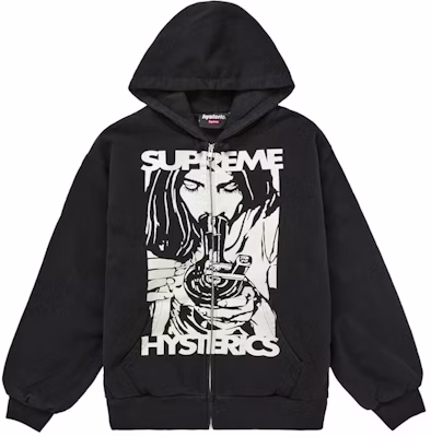 Supreme Hysteric Glamour Jaket Hoodie Zip Thermal Lined Hitam Buy Supreme Hysteric Glamour Jaket Hoodie Zip Thermal Lined Hitam