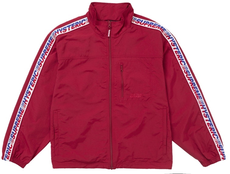 supreme-hysteric-glamour-track-jacket-red