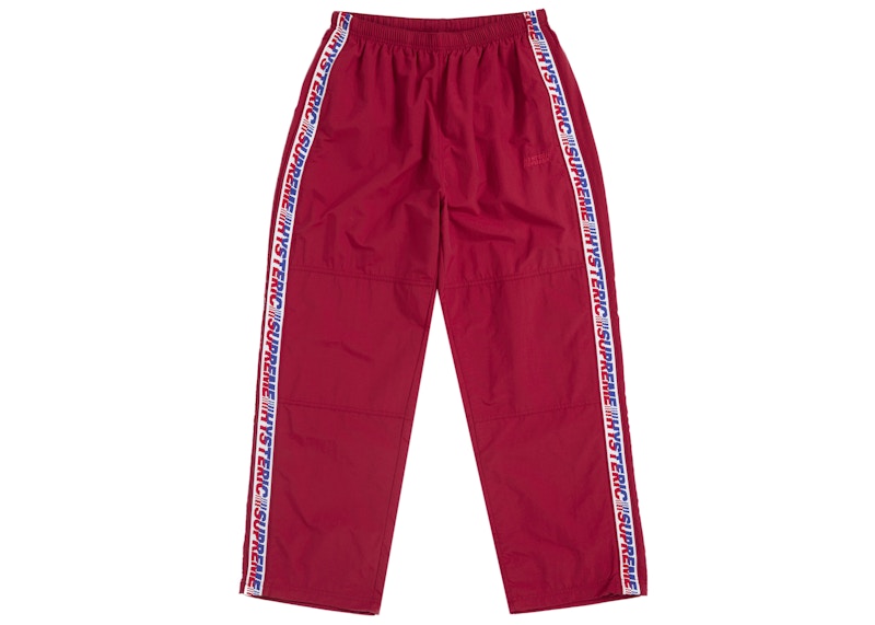 Supreme Hysteric Glamour Track Pant Red