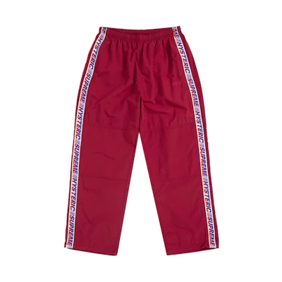 Supreme Hysteric Glamour Track Pant Red