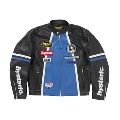 Supreme Hysteric Glamour Vanson Leather Jacket Black