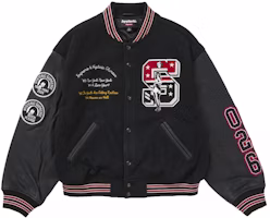 Supreme Hysteric Glamour Varsity Jacket Black Supreme Hysteric Glamour Varsity Jacket Black