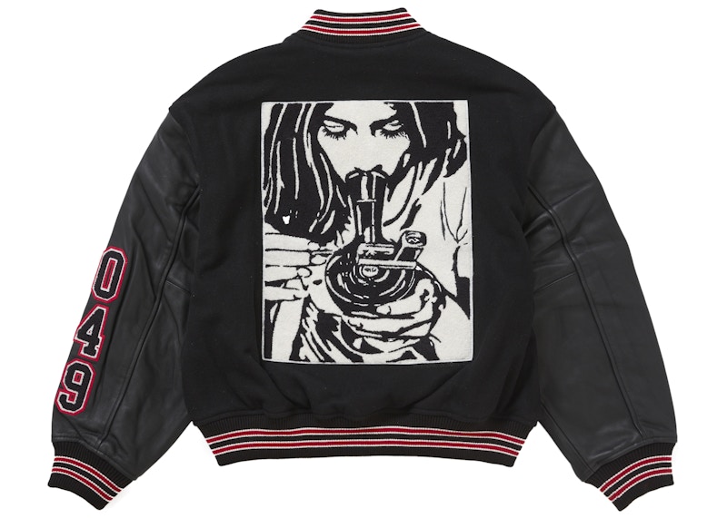 Lookbook シュプリーム ヒステリックグラマー バーシティジャケット ブラック