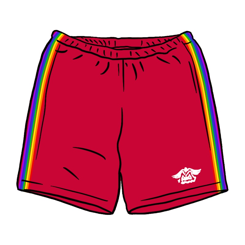 Buy 至尊 HYSTERIC GLAMOUR 絲絨短褲 灰塵紅