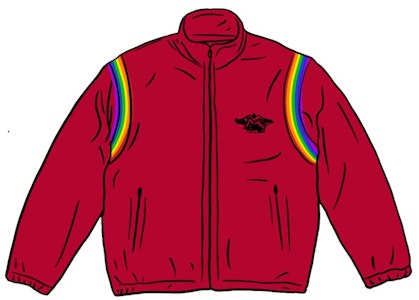 Supreme HYSTERIC GLAMOUR 灰尘红色天鹅绒运动夹克 Buy Supreme HYSTERIC GLAMOUR 灰尘红色天鹅绒运动夹克