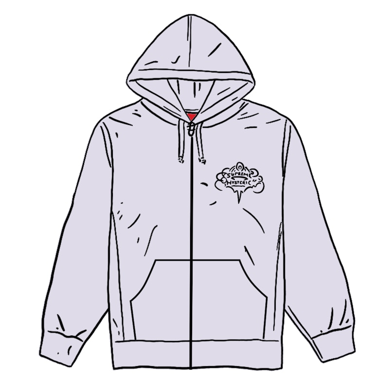 トップス Supreme x HYSTERIC GLAMOUR Zip Up Hooded Supreme HYSTERIC GLAMOUR Thermal Lined Zip Up Hooded