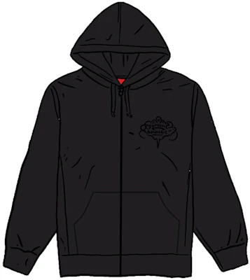 Supreme HYSTERIC GLAMOUR黑色拉链连帽卫衣 Buy Supreme HYSTERIC GLAMOUR黑色拉链连帽卫衣