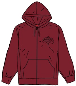 Supreme HYSTERIC GLAMOUR Zip Up Hooded Sweatshirt Cardinal Merah. Buy Supreme HYSTERIC GLAMOUR Zip Up Hooded Sweatshirt Cardinal Merah.