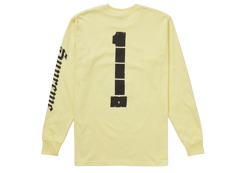Order 슈프림 이치 더 킬러 긴팔 티셔츠 (페일 옐로우) 
