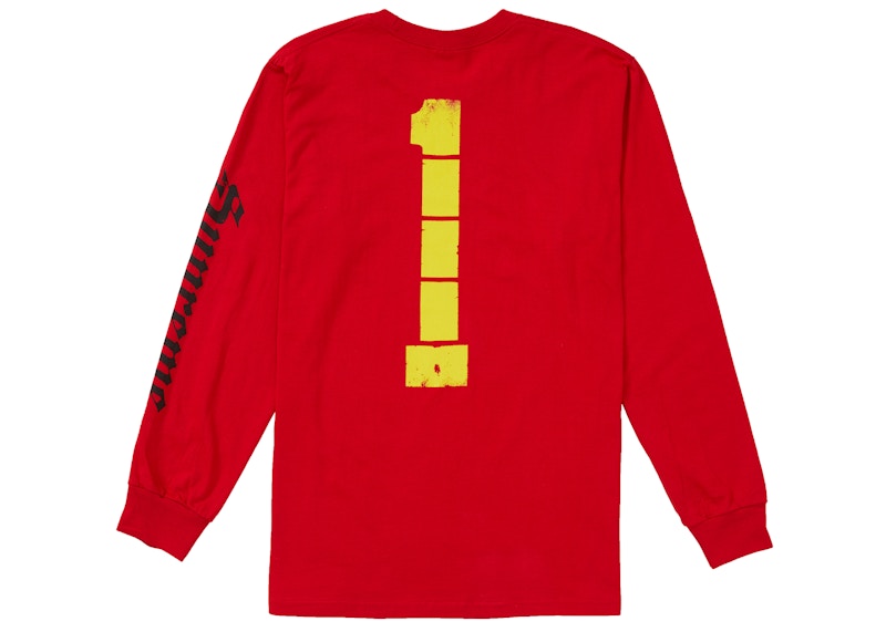 トップス Supreme Ichi the killer L/S tee RED Supreme Ichi the killer L/S tee RED