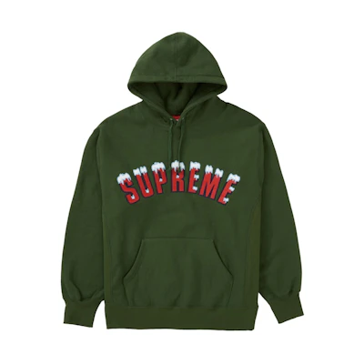 Supreme Icy Arc Hooded Sweatshirt Green