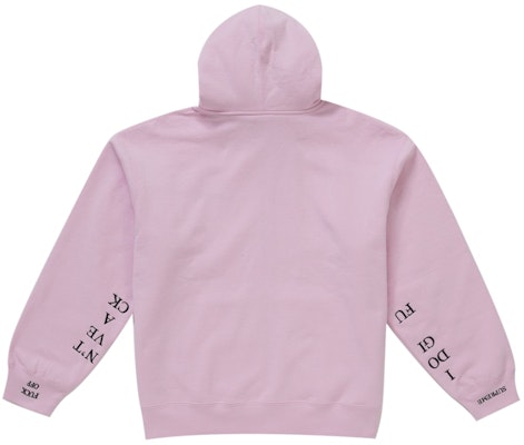 Supreme IDGAF 拉鍊連帽衫 粉紅色 Order Supreme IDGAF 拉鍊連帽衫 粉紅色