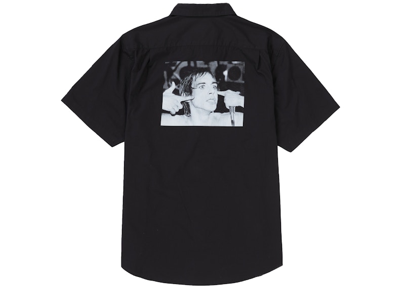Buy Camisa Negra Supreme Iggy Pop Manga Corta