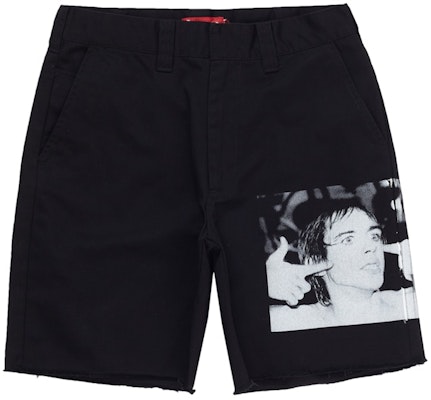Supreme Iggy Pop Work Short Black Buy Supreme Iggy Pop Work Short Black