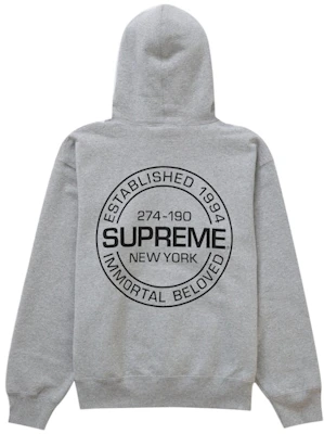 Sudadera con Capucha Supreme Immortal Gris Jaspeado Buy Sudadera con Capucha Supreme Immortal Gris Jaspeado