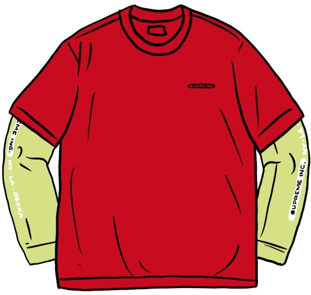 supreme-supreme-inc-paneled-l-s-top-red