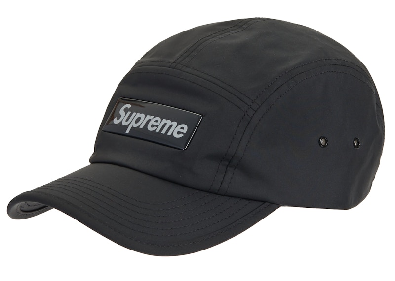 Supreme Inset Gel Camp Cap Black