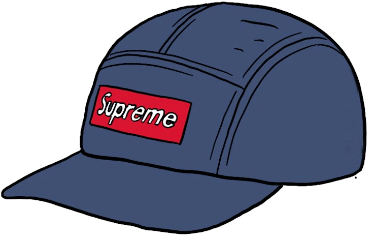 supreme-inset-logo-camp-cap-royal