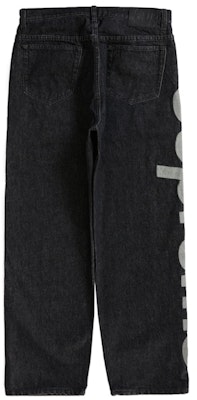 Supreme Inset Logo Jean Black Order Supreme Inset Logo Jean Black