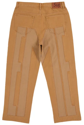 Supreme Inset Spellout Baggy Jean Brown Order Supreme Inset Spellout Baggy Jean Brown