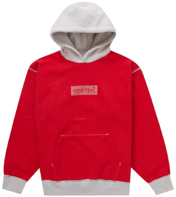 Sudadera con Capucha Supreme Inside Out Box Logo Gris Jaspeado Order Sudadera con Capucha Supreme Inside Out Box Logo Gris Jaspeado