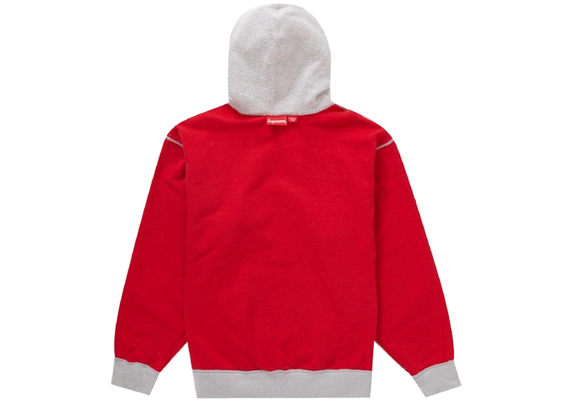 Lookbook Sudadera con Capucha Supreme Inside Out Box Logo Gris Jaspeado